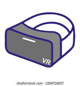 Virtual reality icon