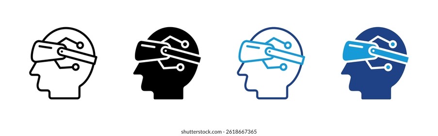 Elemento de icono de realidad virtual para diseño