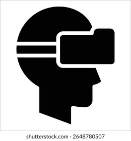 Virtual Reality Icon Element For Design