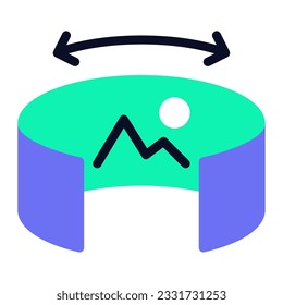 Virtual Reality Icon Illustration can be used for uiux, web, etc