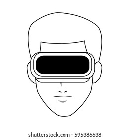 virtual reality icon image 