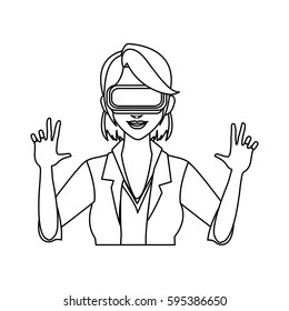 virtual reality icon image 