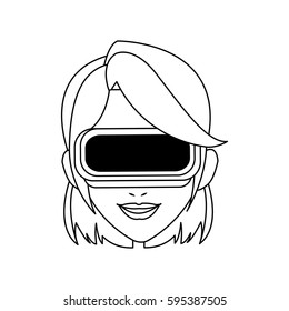 virtual reality icon image 