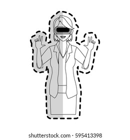 virtual reality icon image 