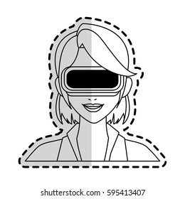 virtual reality icon image 
