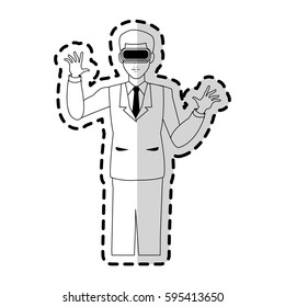 virtual reality icon image 