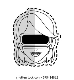virtual reality icon image