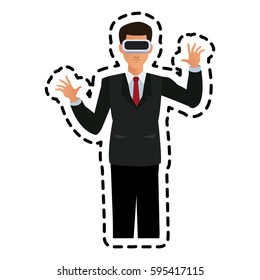 virtual reality icon image 