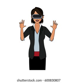 virtual reality icon image 