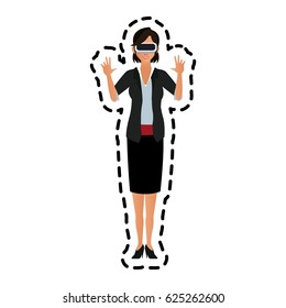 virtual reality icon image 