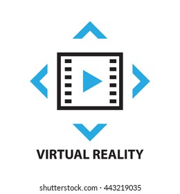 virtual reality ,icon and symbol