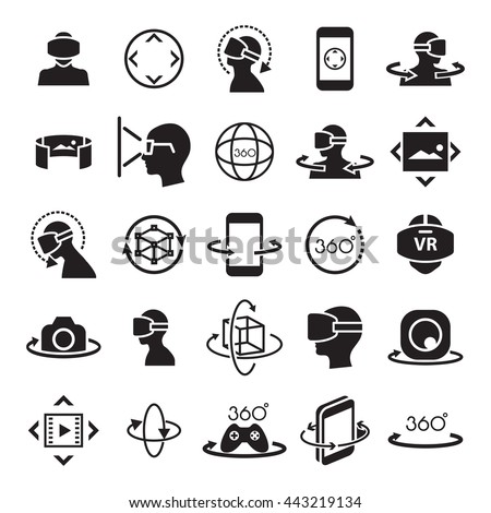 virtual reality ,icon and symbol