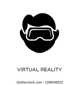 Virtual reality icon. Virtual reality symbol design from Future technology collection.