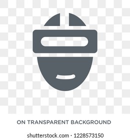 Virtual reality icon. Trendy flat vector Virtual reality icon on transparent background from Artificial Intelligence, Future Technology collection.