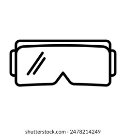 Virtual Reality Icon Vector Design Template