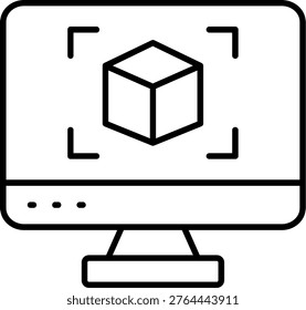 Virtual Reality Icon Vector Element line icon design vector icons