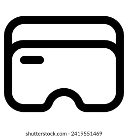 Virtual Reality Icon for web, app, uiux, infographic, etc