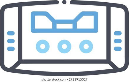 Virtual Reality Icons Set for VR Technology, Immersive Experience, Metaverse, Gaming and Interactive Digital Design