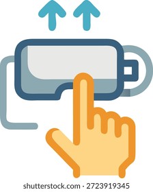 Virtual Reality Icons Set für VR-Technologie, beeindruckende Erfahrung, Metaverse, Gaming und interaktives digitales Design