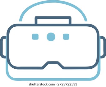 Ícones de Realidade Virtual Definidos para Tecnologia VR, Experiência Imersiva, Metaverso, Jogos e Design Digital Interativo