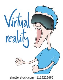 Virtual reality illustration