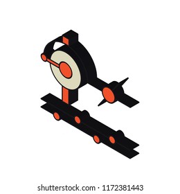 Virtual reality isometric left top view 3D icon