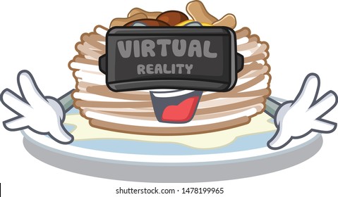 Virtual reality kataifi isolated with in the mascot