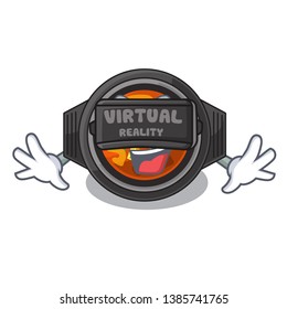 Virtual reality kimchi tighe in the cartoon shape