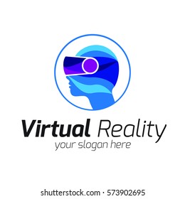 Virtual Reality Logo Stock Vector (Royalty Free) 573902695 | Shutterstock