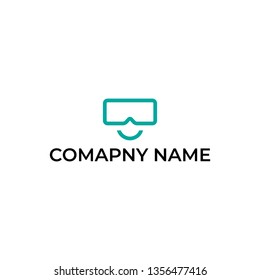 Virtual reality logo design