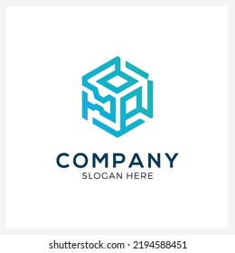 Virtual Reality OR Logo Design Template
