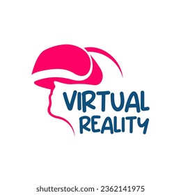 Virtual Reality logo design Template. Creative Virtual Reality logo vector illustration.