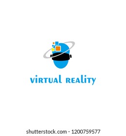 virtual reality logo vector designs
