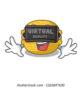 Virtual reality macarons banana on in character funny