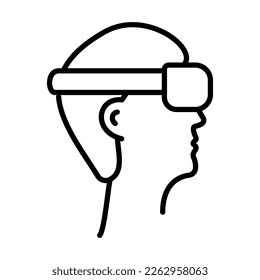 Realidad Virtual, Símbolo Metavero Icono Diseño Plantilla Vector Signo De Ilustración Y Píxeles De Símbolo Perfecto