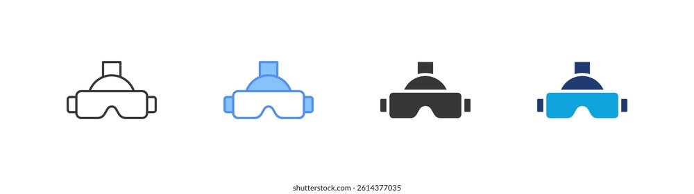 Virtual Reality Multi Style Icon Sheet