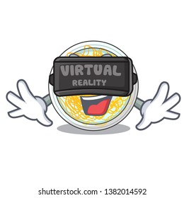 Virtual reality naengmyeon isolated with in the character
