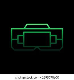 virtual reality nolan icon. Simple thin line, outline vector of internet things icons for ui and ux, website or mobile application