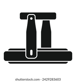 Virtual reality platform icon simple vector. Home game studio. Tech hologram