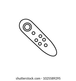 Virtual reality remote control outline icon. remote control vector illustration on white background. Element for Virtual reality design and web