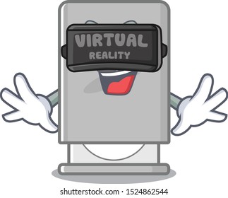 Virtual reality rom drive with the cartoon shape