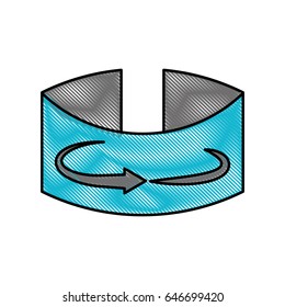 Virtual reality screens icon