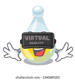 Virtual reality sesame oil in a mascot bowl