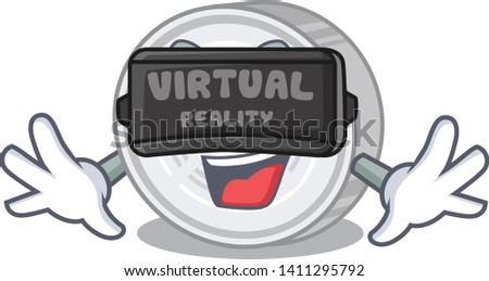 Virtual reality smoke detector in the cartoon shape