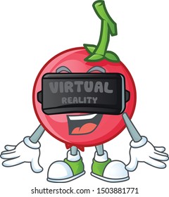 Virtual reality sweet lovi lovi fruit for icon character.