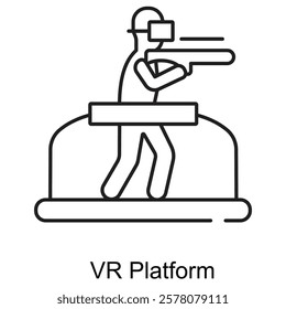 A virtual reality system that provides immersive digital experiences through interactive environments.