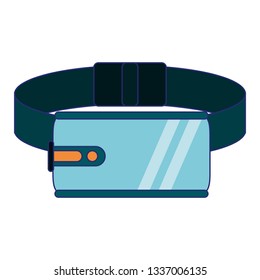 virtual reality technology blue lines