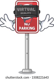 Virtual reality toy no parking character in drawer