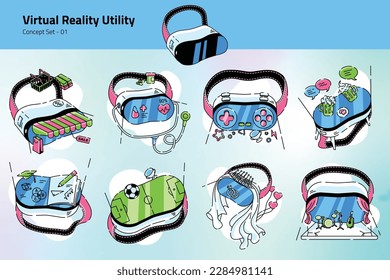 Virtual Reality Utility Concept Set