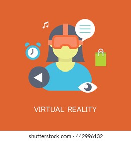 Virtual Reality Vector Icon